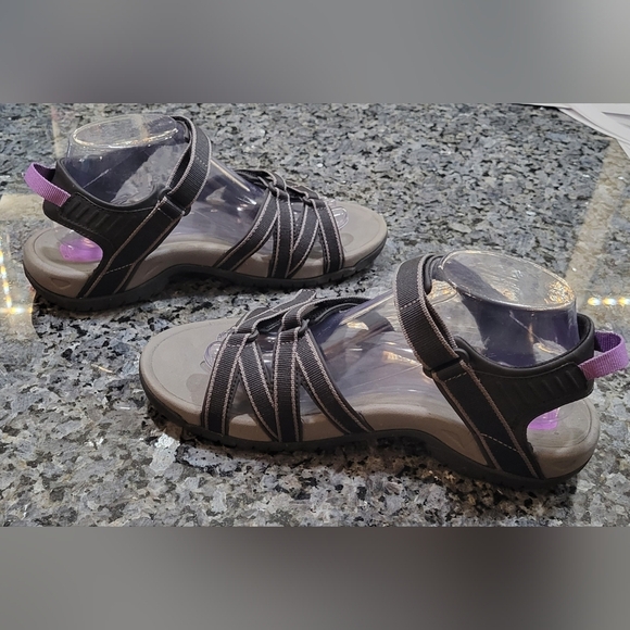 Teva Women's Sandals in Gray and Purple - Picture 8 of 12